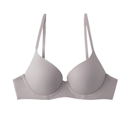 LLYwey Wireless Sports Bras for Women On Clearance Women s Underwear Seamless Thin Plus Size Soft Underwire Push-up Bra Bra Big & Tall Size Nylon Lift Bra Style LW-285 Purples L