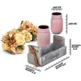 thumbnail image 2 of Mason Jar Table Centerpiece with Flower-Rustic Farmhouse Kitchen Table Decor Centerpiece for Home Coffee Table Dining Room,Living Room Kitchen(Pink, Medium), 2 of 8