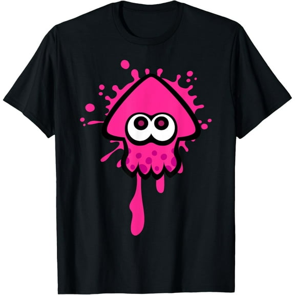 Splatoon T-shirt Splatoon Pink Inkling Squid Splat Graphic T-Shirt