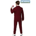 thumbnail image 5 of Deluxe Ron Burgundy Costume Suit, X-Large, 5 of 5