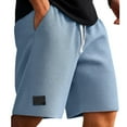 thumbnail image 2 of Antinious Mens Solid Loose Drawstring Casual Breathable Workout Soft Shorts, 2 of 5