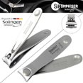 thumbnail image 3 of SHPITSER Professional 7pc TopInox Surgical Stainless Steel Tools Manicure Pedicure Set in Genuine Durable Leather Case Handmade in Solingen Germany for Nail and Cuticle Care, 3 of 10