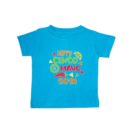 

Inktastic Cinco De Mayo 2021 Gift Baby Boy or Baby Girl T-Shirt