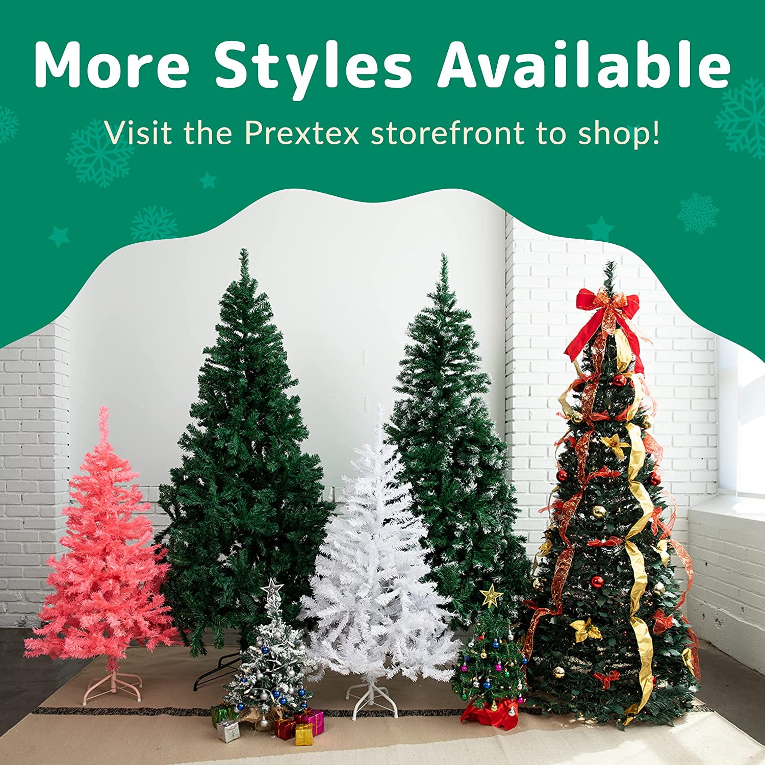 Prextex Christmas Artificial Snow Spray - Aerosol Decoration Tree