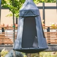thumbnail image 5 of gobaplay Hanging Tent for Round Platform Swing with Removeable Cover, Grey, 5 of 11