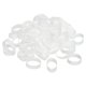 thumbnail image 1 of Uxcell 100pcs Bandas de Goma de Silicona Anillos Antideslizantes Planos Negros para Libros Cajas Envolturas de Bolsas Blancas 1 1/4", 1 of 5