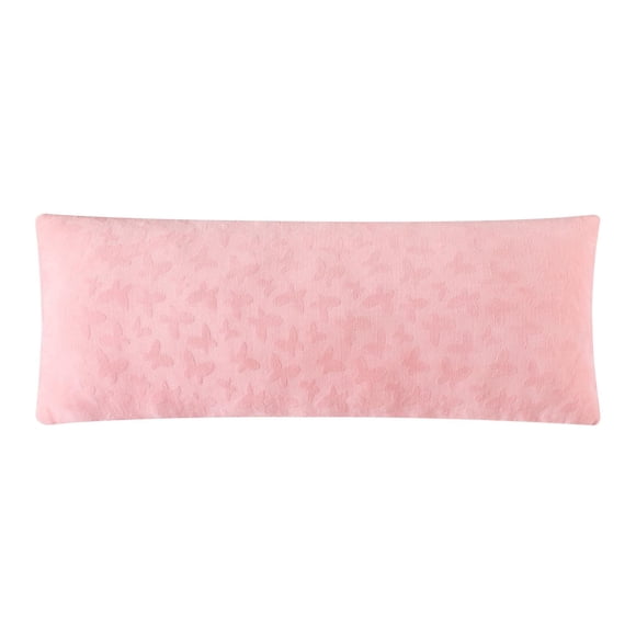 MSK Starlight Embossed Butterfly Plush Body Pillow, 19" x 48"