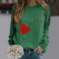 thumbnail image 2 of Casual Sweatshirt for Women Long Sleeve Crewneck Fall Clothes Fashion Trendy Outfits Oversized Comfy Pullover Winter Basic, 2 of 4
