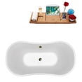 thumbnail image 7 of 68" Streamline N201BNK Soaking Freestanding Tub and Tray With External Drain, 7 of 7