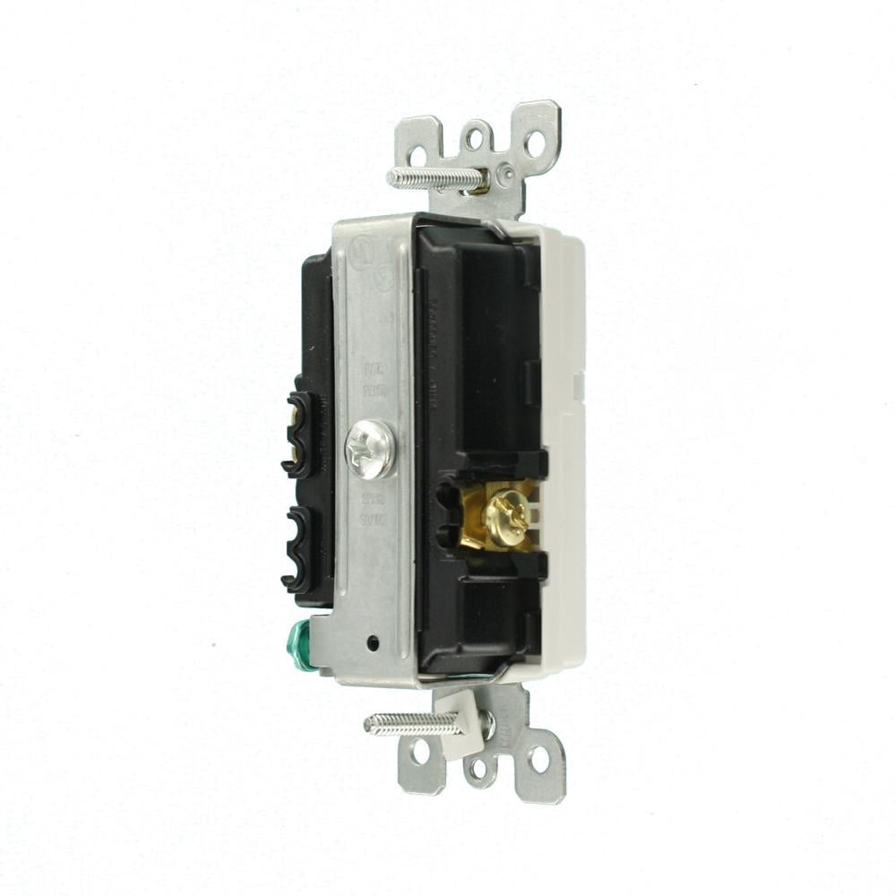 Leviton Decora 15 Amp Residential Grade Combination Rocker Switch and LED Guide 