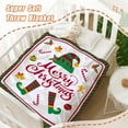 thumbnail image 6 of Christmas Throw Blanket Baby Small Plaid Green Red Elf Blanket for Toddler Swaddle Pet Crib Soft Lightweight Fuzzy Plush Fleece Blankets and Throws Xmas Winter Holiday Blanket 30x40, 6 of 6