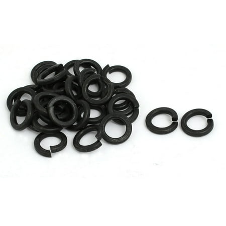 

30pcs 12mm Inner Dia Grade 8 Carbon Steel Split Lock Spring Washer Gasket Black