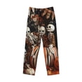 thumbnail image 2 of Fotbe Whimsical Halloween Skeletons Men's Pajama Pants,Sleepwear Pants,Pj Bottoms Drawstring And Pockets-X-Large, 2 of 7