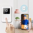 thumbnail image 1 of ZZkhGO WiFi Intelligent Doorbell, HD Night Vision Video Call Doorbell, Wireless Visual Intercom for Home Security, 1 of 7