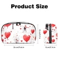 thumbnail image 5 of Valentine's Day USB Organizer Waterproof Oxford Cloth Hard Drive Case Small Travel Cable Box Organizer 5.9x9.44x3.14 in, 5 of 6