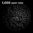 thumbnail image 2 of Viper Diamond Tips 1/4" Dart Tips, 1000 Replacement Soft Dart Tips, Black, 2 of 4