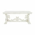 thumbnail image 3 of Powell Renck Shabby Chic Coffee Table with Decorative Scrollwork, Distressed White, 3 of 7