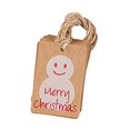 thumbnail image 4 of pitrice 100PCS/Set Kraft Paper Christmas Crafts Gift Tags Price Tag Hanging Deco 3, 4 of 8