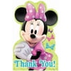 Minnie Mouse Postcard Thank You Cards (8 Pack) - Party Supplies