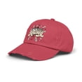 thumbnail image 2 of Soccer Mama Unisex Distressed Cap Vintage Soccer Baseball Cap Soccer Hat, 2 of 4