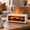 White Fireplace Flame-150ml, variant on Oil Diffuser - Humidifier Sound Activated Music Sync Remote Control For Bedroom Home Office (250ml Rainbow Black)