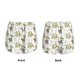 thumbnail image 3 of Balery Jungle Animal Pantalones cortos deportivos para mujer con forro y dos bolsillos, elásticos, para entrenamiento, gimnasio, yoga-X-Large, 3 of 7