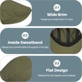 thumbnail image 4 of Newsboy Cap for Men 100% Cotton Mens Flat Hats Newsies Hat Classic Irish Gatsby Ivy Cabbie Golf Hats 1pcs, 4 of 6