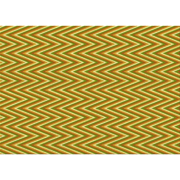 Ahgly Company Machine Washable Indoor Rectangle Transitional Green Area Rugs, 5' x 8'