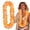 Orange, variant on VKQNRGS 1-Pack Hawaiian Garland Flower Necklaces, Hawaiian Fancy Dress Decorations for Adults Beach Tropical Themed Birthday Summer Party Favors, Pink