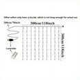 thumbnail image 4 of LNGOOR 300 LED Pink USB-Powered Curtain String Lights with Remote Control - 3Mx3m/9.8FTx9.8ft  8 Lighting Modes  Infrared Sensor  Metal Fairy Lights for Christmas  Halloween  Weddings  Be, 4 of 7