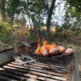 thumbnail image 2 of Hot Dog Sausage Grill Racks, 4-Piece Portable Stainless Steel BBQ Accessories for Outdoor Cooking, 2 of 4