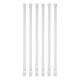 thumbnail image 1 of 6 Pack Tension Rods, Adjustable Spring Cupboard Bars Rod Curtain Rods White, 1 of 5