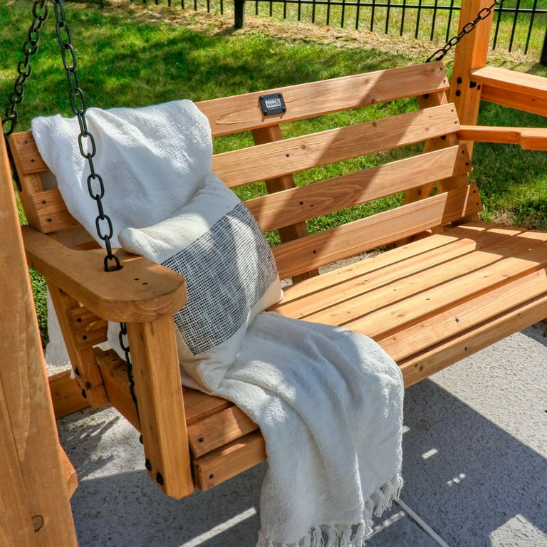 Backyard Discovery Callahan Pergola Swing, Cedar Wood, Rustic