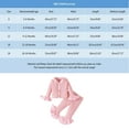 thumbnail image 3 of Gubotare Baby Toddler Girls Clothing Sets Baby Girl Clothes Long Sleeve Sweatshirts and Pants Baby Clothes Size 6 9 Months (Pink,6-9 Months), 3 of 6