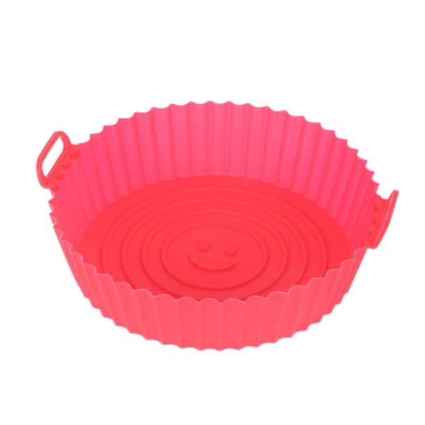 Air Fryer Liner Mat Silicona Horno Pizza Molde para hornear Cake Mold (8.5 pulgadas) Rojo Hugtrwg Para estrenar