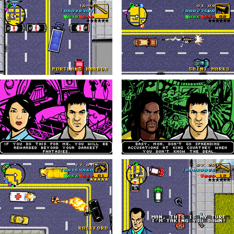 Grand Theft Auto Advance - Game Boy Advance - Game Cartridge