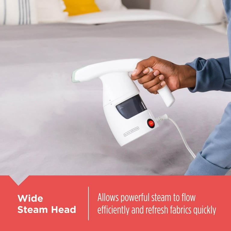 HGS011 Easy Garment Steamer, White - Powerful and Quick Steam