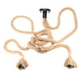 thumbnail image 2 of Mistaha 250cm AC220V E27 Double Head Vintage Hemp Rope Hanging Pendant Ceiling Light Lamp Industrial, 2 of 8