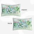 thumbnail image 4 of Bixox Succulent Printed Pillow Protector,Super Soft Ideal for Home,Guests,Rentals - 16"x24", 4 of 8