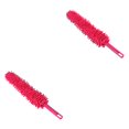thumbnail image 1 of ZheElen Soft Microfiber Clean Anti Static Turkey Feather Duster Cleaner Brush For Home red 2Set, 1 of 6