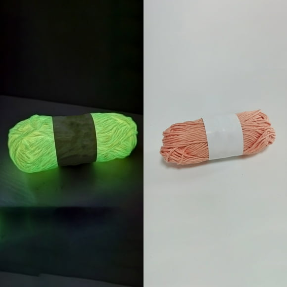WHEANG Clearance DIY Glow In The Dark Yarn 1 DIY Glow Yarn Glow In The Dark Yarn for Crochet Glow Yarn for Knitting Crocheting Crafts Sewing Beginners Christmas Decorations
