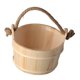 thumbnail image 5 of Cubo de madera para sauna, accesorios para sauna, artículos de baño resistentes, cubo de agua portátil de madera para sauna, baño o casa., 5 of 9
