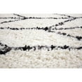 thumbnail image 5 of Oasis Cosima White and Dark Gray Polyester Area Rug, 5 of 5
