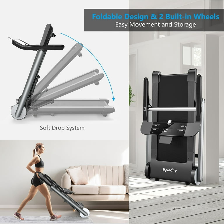 Superfit Folding Electric Treadmill Jogging Superfit Folding Electric Treadmill Jogging