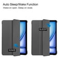thumbnail image 4 of ELEHOLD Folding Case for iPad Air 13 inch 2024 PU Leather Case Stylish Pattern Kickstand Magnetic Auto Wake/Sleep Folio Slim Shockproof Case For iPad Air 13" 2024, Gray, 4 of 8