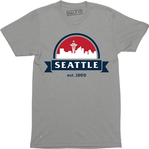 Seattle Est. 1869 Country Pride City Graphic Design Men's Gift T-Shirt