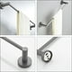 thumbnail image 4 of 1 estante de cobre para pared de baño, estante de almacenamiento sencillo para baño, color gris., 4 of 6