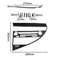 thumbnail image 4 of 1 Set Carbon Fiber Style Stickers Interior CD Panel Frame Trim Cover Inner Decals For Lexus RX350 RX450h 2010 2011 2012, 4 of 9