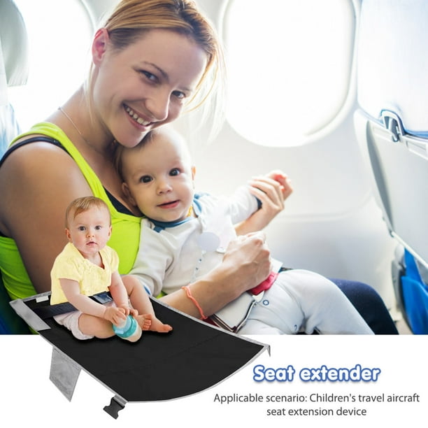 Peggybuy Repose-pieds bébé lit Portable avion repose-pieds polyvalent avec  ceinture de sécurité pour voyage 