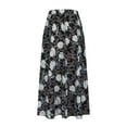 thumbnail image 5 of Mqqzkk Women's Floral Skirts A-line Long Tiered Ruffle Boho Midi Skirt Fashion Pleated Skirts High Waisted Fashion Skirt, 5 of 6